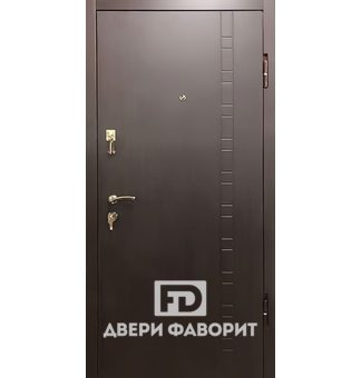 стальная недорогая дверь с порошковым напылением