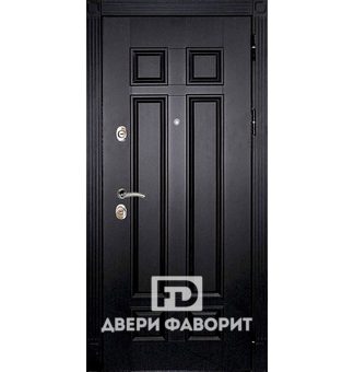 дверь в квартиру с одной створкой и МДФ отделкой