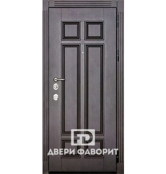 недорогая металлическая дверь с МДФ