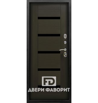 дверь металлическая в квартиру с мдф отделкой