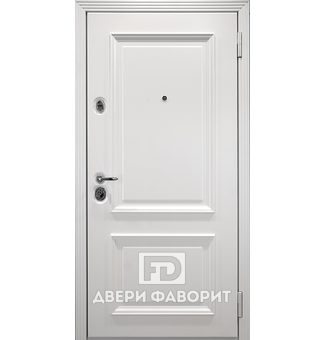 Стальная дверь (МДФ белый)