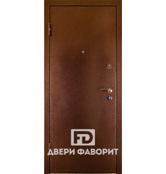 дверь уличная с коричневым цинкогрунтом от производителя